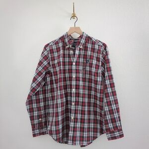 NWT Holiday Youth Plaid Button Down Size: XL, Christmas, Preppy, Classic
